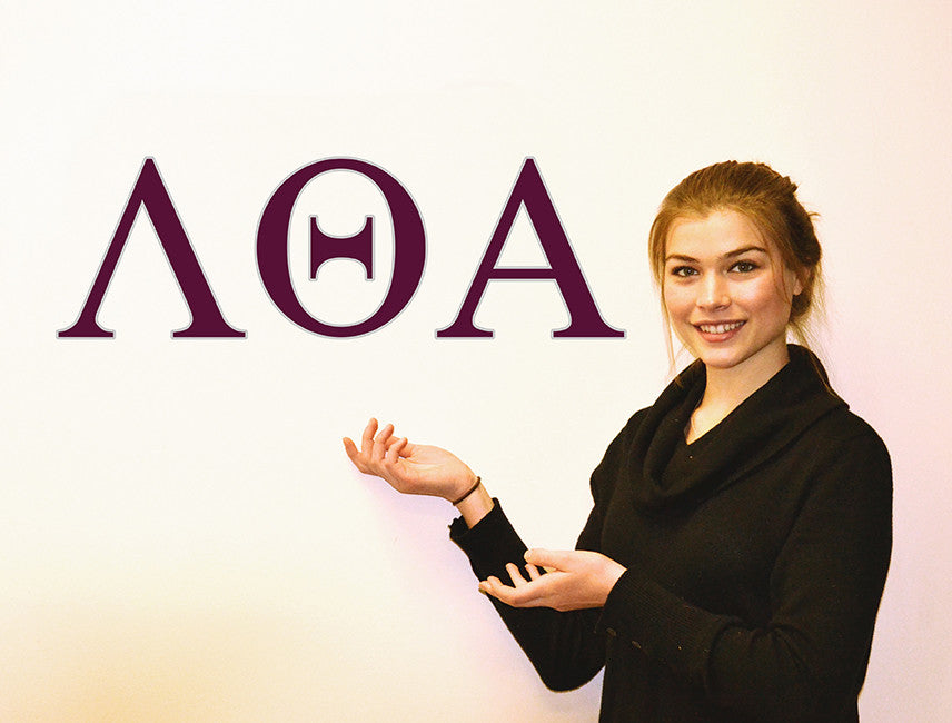 Lambda Theta Alpha <br> Jumbo Letter Decals