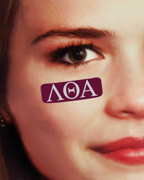 Lambda Theta Alpha Eye Black Decals