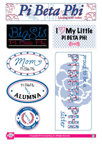 Pi Beta Phi <br> Family Stickers