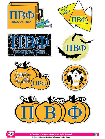 Pi Beta Phi Halloween Stickers