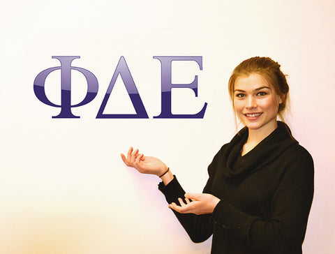 Phi Delta Epsilon <br> Jumbo Letter Decals