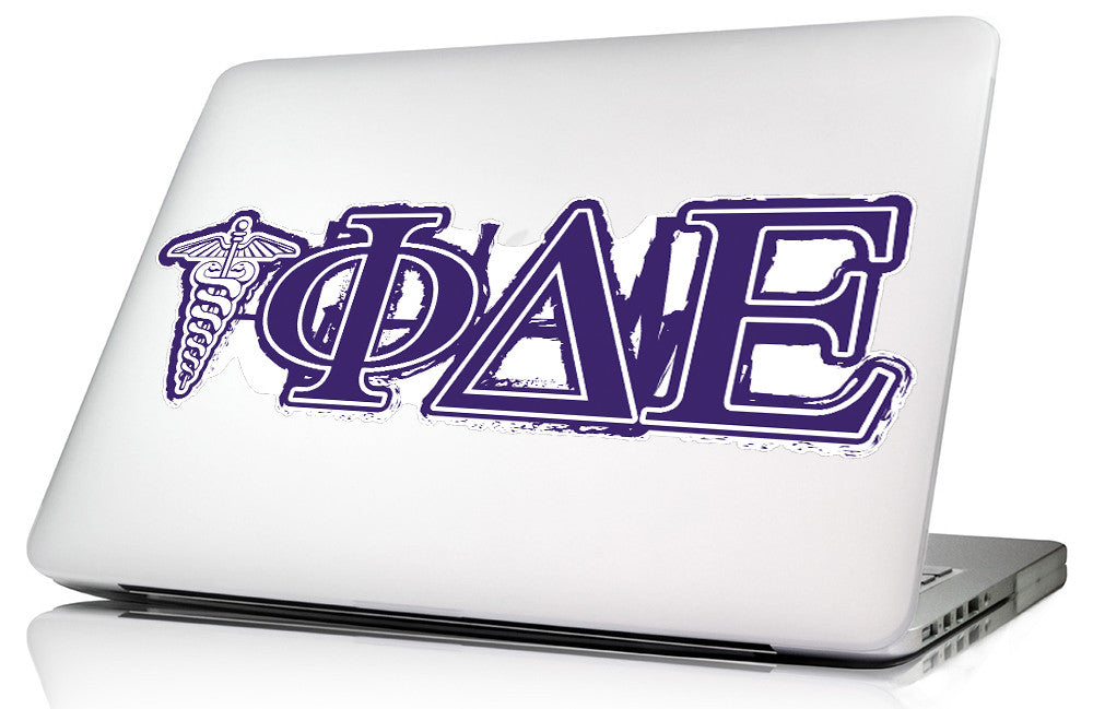 Phi Delta Epsilon <br>11.75 x 4 Laptop Skin/Wall Decal