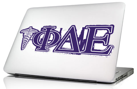 Phi Delta Epsilon <br>11.75 x 4 Laptop Skin/Wall Decal