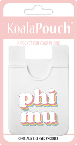 Phi Mu Retro Koala Pouch