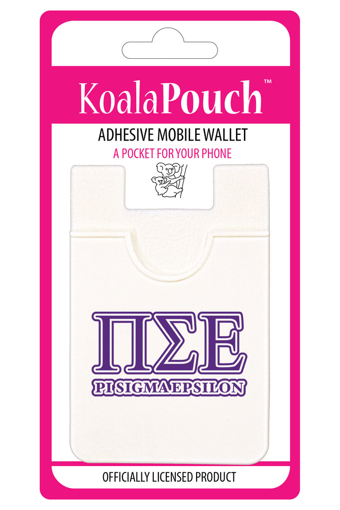 Pi Sigma Epsilon Koala Pouch - Greek Letters Design - Phone Wallet