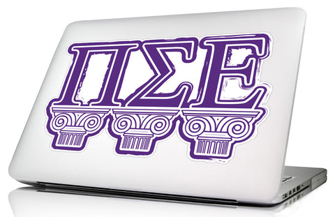 Pi Sigma Epsilon <br>11.75 x 6 Laptop Skin/Wall Decal