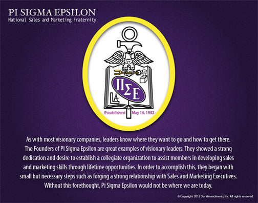 Pi Sigma Epsilon <br> Tribute Poster