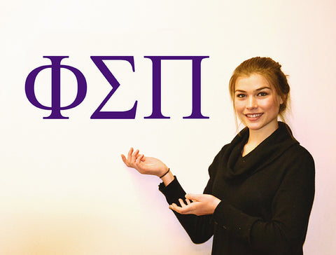 Phi Sigma Pi <br> Jumbo Letter Decals