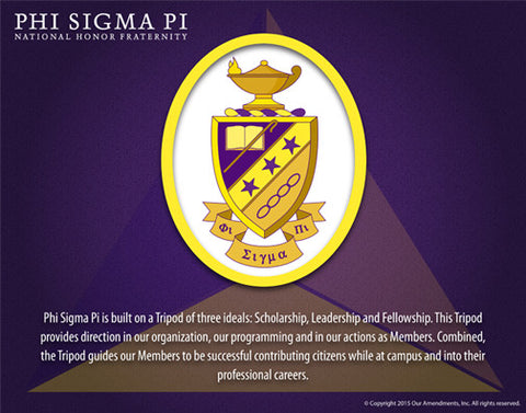 Phi Sigma Pi<br> Tribute Poster