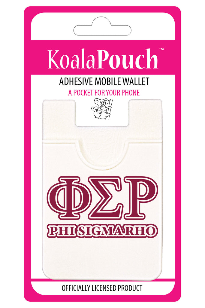 Phi Sigma Rho Koala Pouch - Greek Letters Design - Phone Wallet