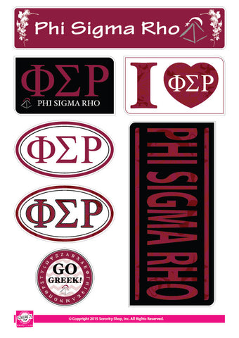 Phi Sigma Rho <br> Lifestyle Stickers