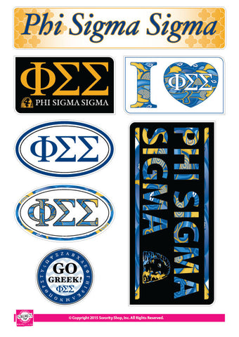 Phi Sigma Sigma <br> Lifestyle Stickers