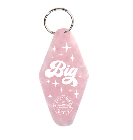 Big - Vintage Motel Keychain - Pink