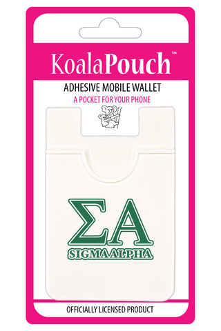 Sigma Alpha Koala Pouch - Greek Letters Design - Phone Wallet