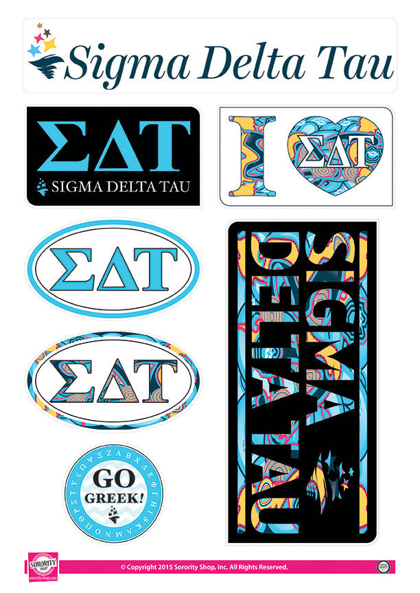 Sigma Delta Tau <br> Lifestyle Stickers