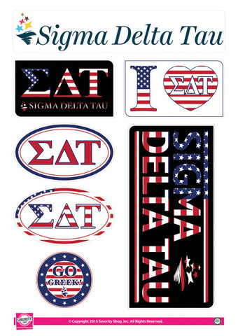 Sigma Delta Tau <br> American Stickers