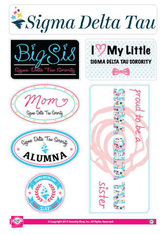 Sigma Delta Tau <br> Family Stickers