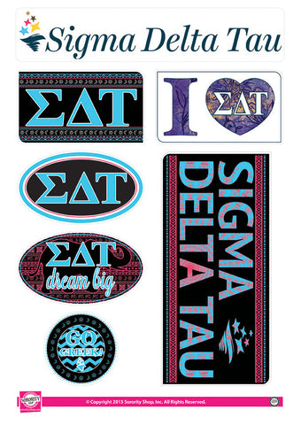 Sigma Delta Tau <br> Bohemian Stickers