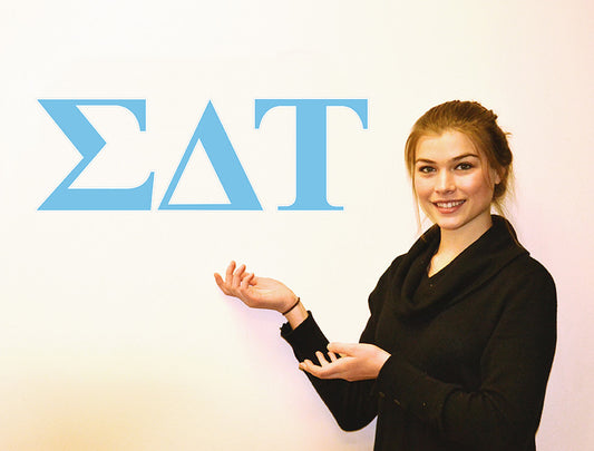 Sigma Delta Tau <br> Jumbo Letter Decals