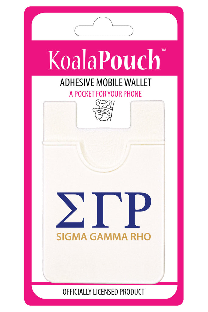 Sigma Gamma Rho Koala Pouch - Greek Letters Design - Phone Wallet