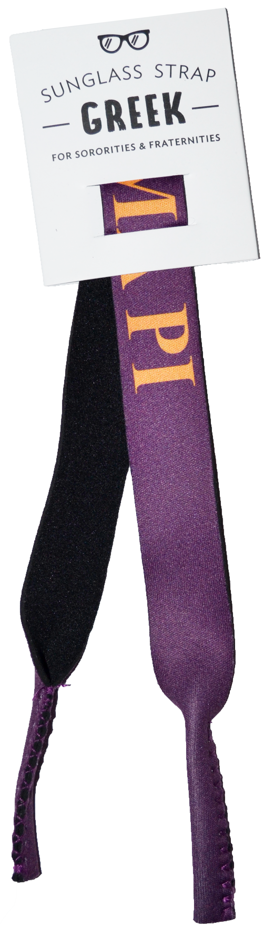 Sigma Pi Sunglass Strap Packaging - Croakie