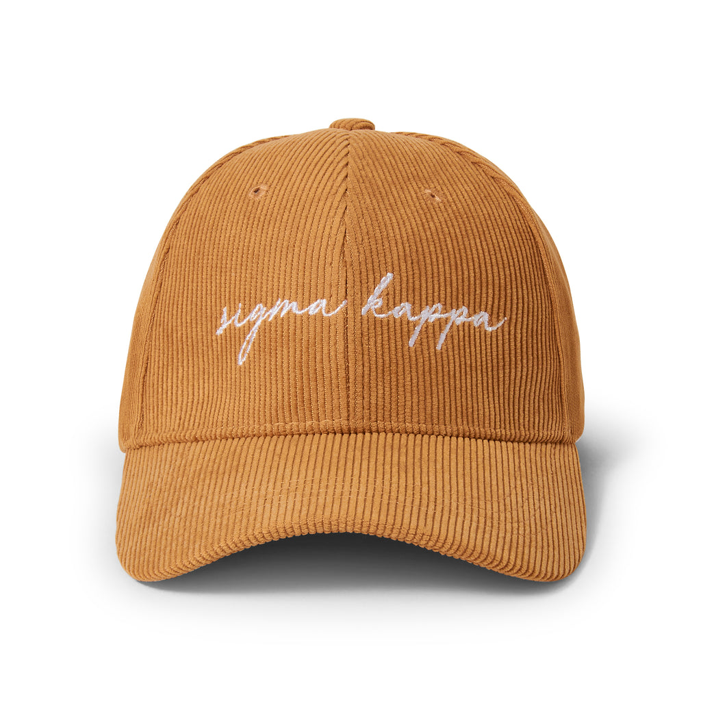 Sigma Kappa Baseball Hat - Embroidered SK Logo Baseball Cap