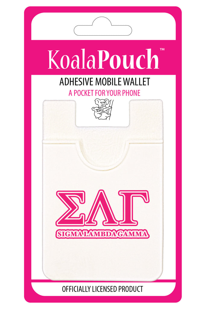 Sigma Lambda Gamma Koala Pouch - Greek Letters Design - Phone Wallet