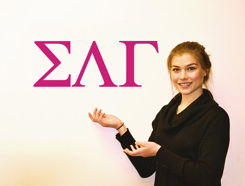 Sigma Lambda Gamma <br> Jumbo Letter Decals