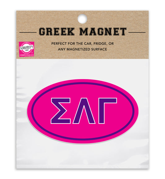Sigma Lambda Gamma Sorority Car Magnet Set of 2