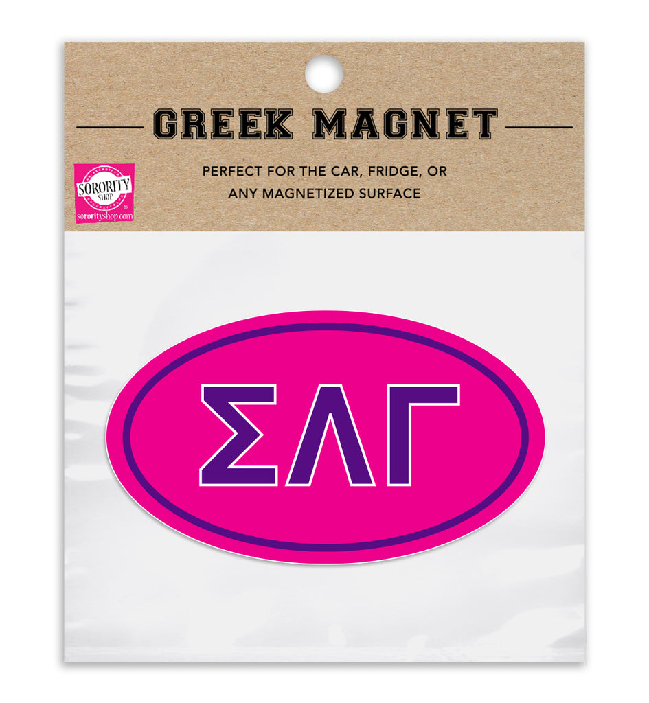 Sigma Lambda Gamma Sorority Car Magnet Set of 2