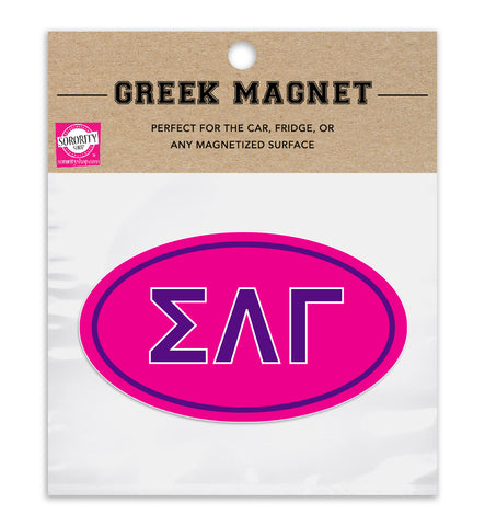 Sigma Lambda Gamma Sorority Car Magnet Set of 2