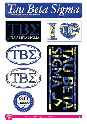 Tau Beta Sigma <br> Lifestyle Stickers