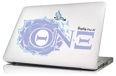 Theta Nu Xi <br>11.5 x 8.25 Laptop Skin/Wall Decal