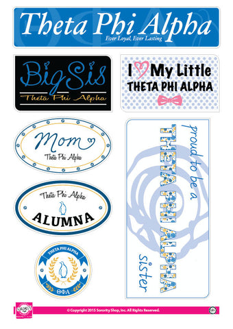 Theta Phi Alpha <br> Family Stickers