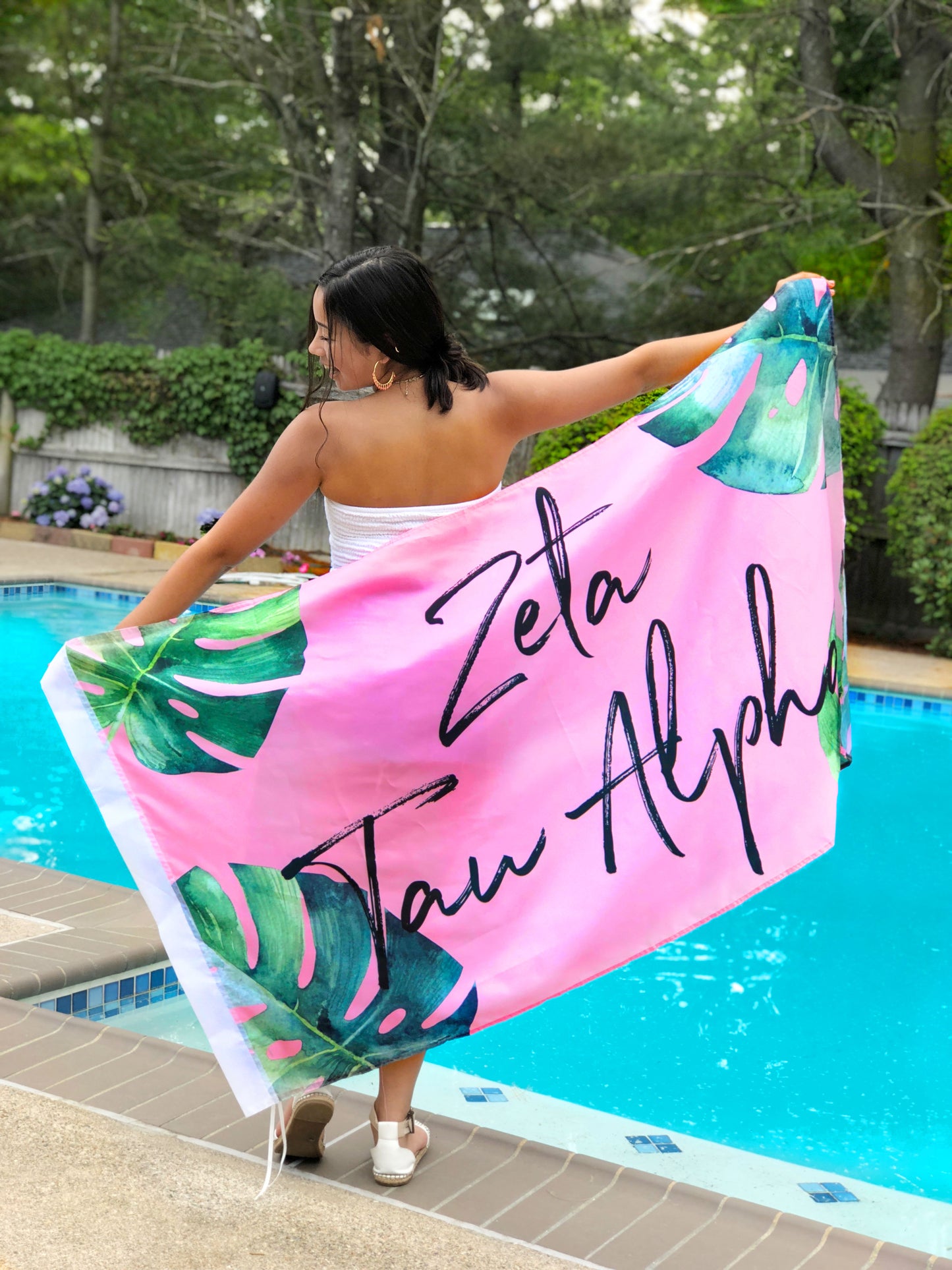 Delta Phi Epsilon Tropical Flag