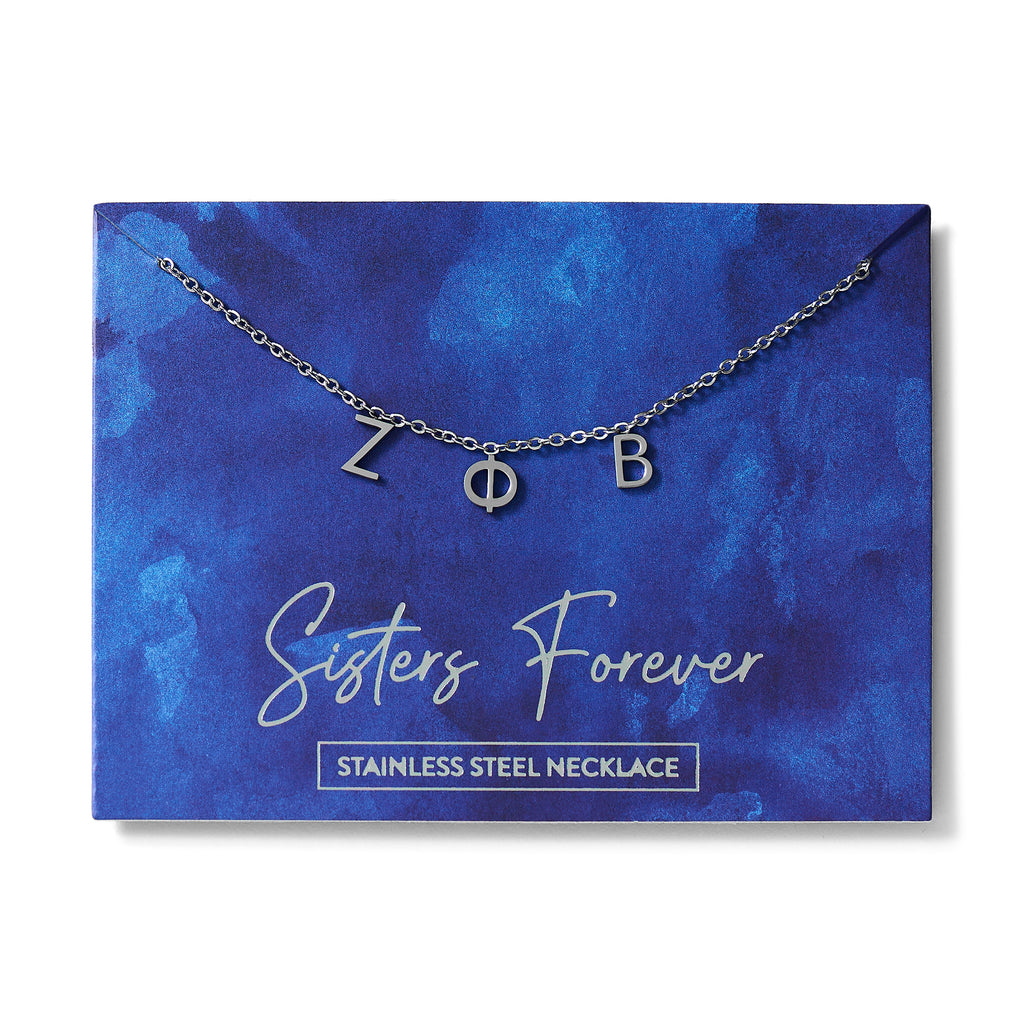 Zeta Phi Beta Name Necklace