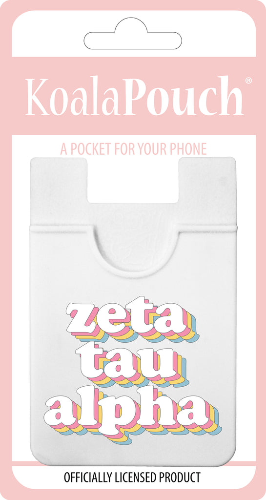 Zeta Tau Alpha  Retro Koala Pouch 