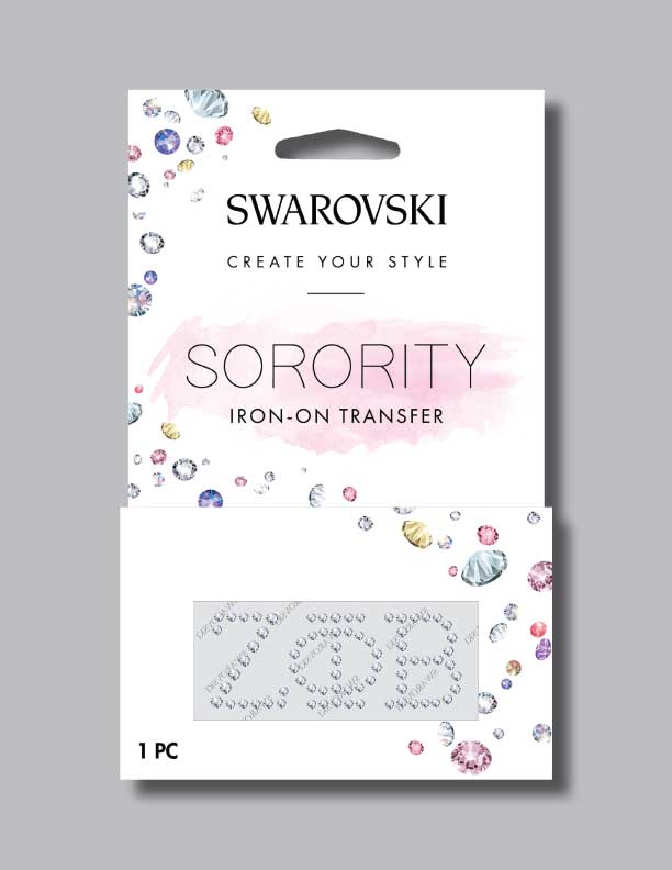 Zeta Phi Beta Swarovski® Crystals.