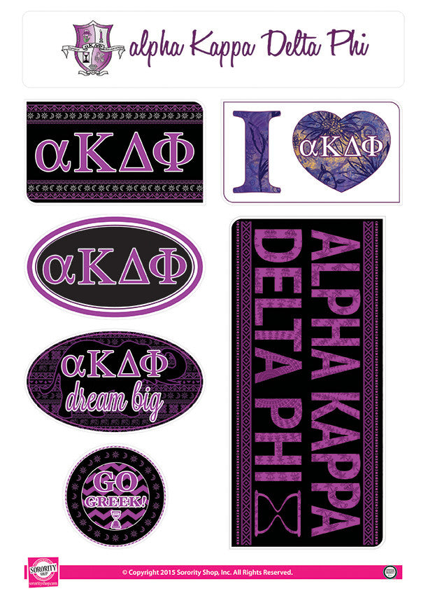 Alpha Kappa Delta Phi <br> Bohemian Stickers