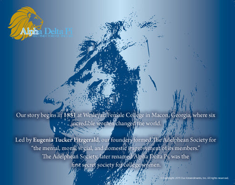 Alpha Delta Pi <br> Tribute Poster