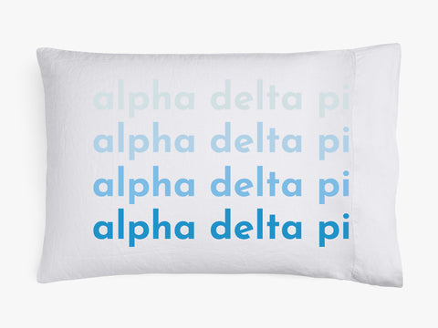 Alpha Delta Pi Cotton Pillowcase