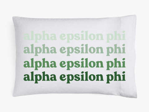 Alpha Epsilon Phi Cotton Pillowcase