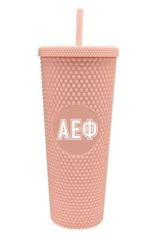 Alpha Epsilon Phi Studded Tumbler