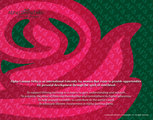 Alpha Gamma Delta <br> Tribute Poster