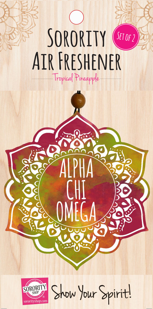 Alpha Chi Omega Mandala Air Freshener