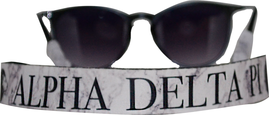 Alpha Delta Pi <br> Sunglass Strap <br> Marble Theme