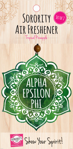 Alpha Epsilon Phi Mandala Air Freshener