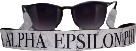 Alpha Epsilon Phi <br> Sunglass Strap <br> Marble Theme