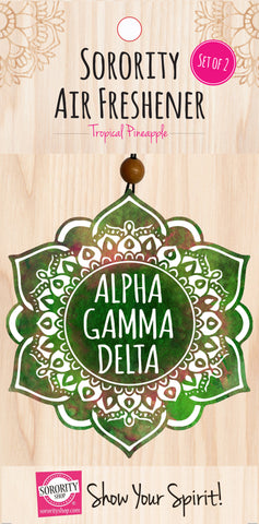 Alpha Gamma Delta Mandala Air Freshener