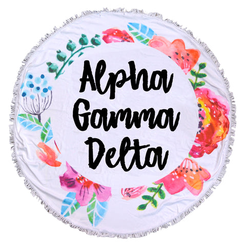 Alpha Gamma Delta Towel - Blanket